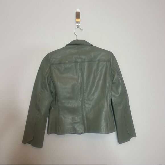 $798 Zadig&Voltaire Liams leather blazer NWT XS - Picture 9 of 13